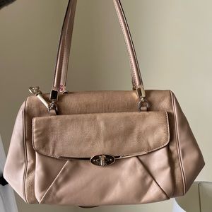 Blush/nude coach bag